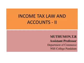 Capital Gains and Assets Overview in Income Tax Law and Accounts