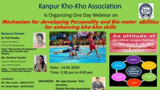 Effective Tips for Personality Development in KHO-KHO: Unlocking Your True Potential