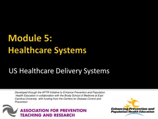 Overview of US Healthcare Delivery Systems Developed through the APTR Initiative