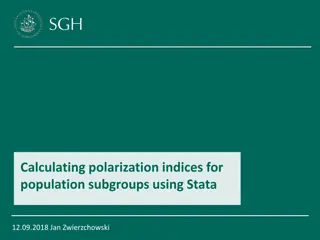 Economic Polarization and Polarization Indices