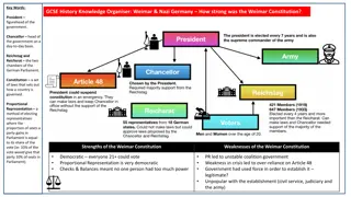 Challenges Faced by the Weimar Republic in Germany