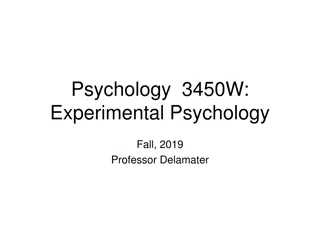 Experimental Psychology: Designs and Control Issues in Research