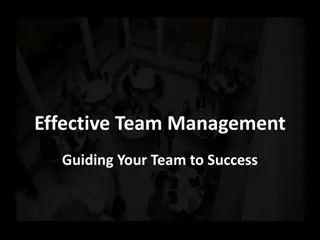 Effective Coaching and Team Management Strategies