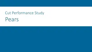 Pear Cut Performance Study: Attributes, Grades, and Price Index Formula