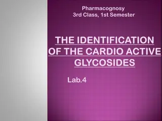 Identification of Cardioactive Glycosides Through Chemical Tests