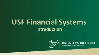 Understanding USF Financial Systems and Governance