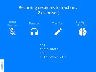 Math Practice: Converting Decimals to Fractions