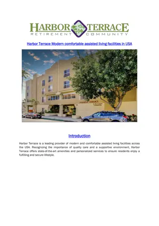 Harbor Terrace Modern comfortable assisted living facilities in USA