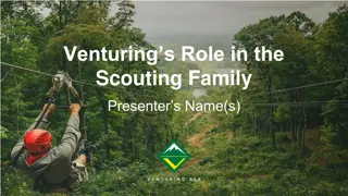 Venturing in Scouting: Programs, Marketing, Mentoring, and Training