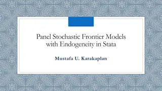 Panel Stochastic Frontier Models with Endogeneity in Stata