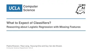 What to Expect of Classifiers: Reasoning about Logistic Regression with Missing Features