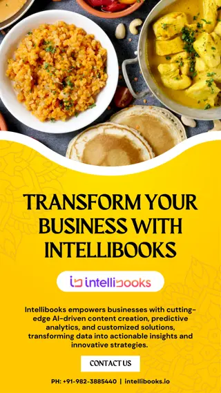 Transforming Restaurant Management with Intellibooks