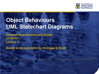 Object Behaviors and Statechart Diagrams in Software Design