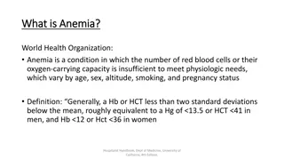 Understanding Anemia: Causes, Mechanisms, and Classifications