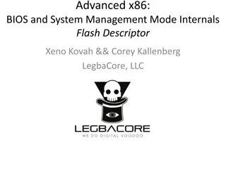 Flash Descriptor in x86 Systems