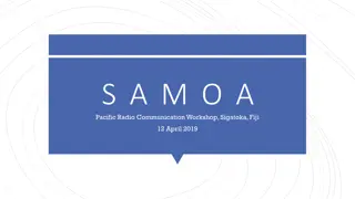 S.A.M.O.A. Pacific Radio Communication Workshop Overview