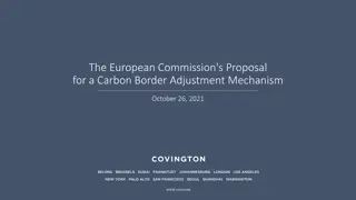 European Commission's Proposal for Carbon Border Adjustment Mechanism