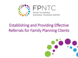 Effective Referral Strategies for Family Planning Clients