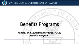 United States Department of Labor Benefits Programs Overview