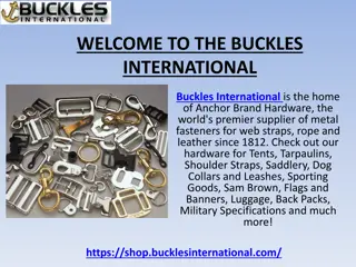 Swivels at Buckles International