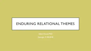 Enduring Relational Themes in Psychotherapy