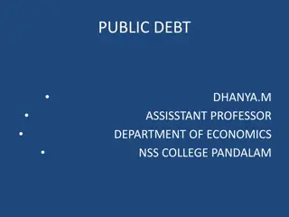 Public Debt: Objectives and Classification