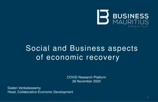 Insights on Economic Recovery Amid COVID-19: Research Platform Findings