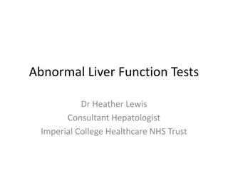 Abnormal Liver Function Tests: Insights from Dr. Heather Lewis, Consultant Hepatologist