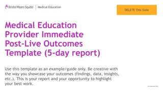 Innovative Medical Education Outcomes Showcase