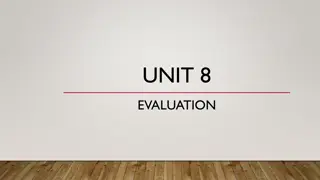 Understanding Evaluation in Education