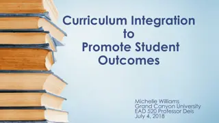 Enhancing Student Learning Through Curriculum Integration