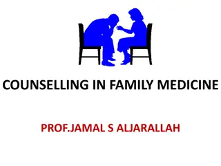 Counseling in Family Medicine with Prof. Jamal S. Aljarallah