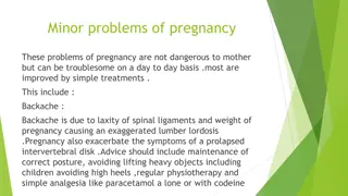 Common Minor Pregnancy Problems and Treatments