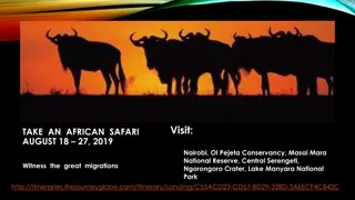 Explore Kenya and Tanzania: African Safari and Dental Education