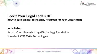 Building an Effective Legal Technology Roadmap for Your Department