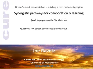 Pathways to Building a Zero Carbon City-Region: Synergistic Collaboration & Learning