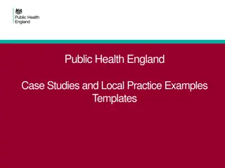 Writing Effective Case Studies and Local Practice Examples