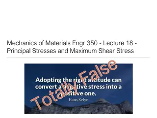 Principal Stresses in Mechanics of Materials