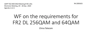 Requirements for FR2 DL 256QAM and 64QAM Discussion Summary