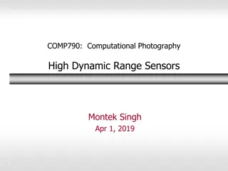 High Dynamic Range Sensors in Computational Photography