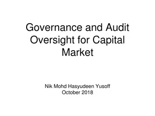 Governance and Audit Oversight for Capital Market