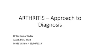 Arthritis: Diagnosis and Pathophysiology