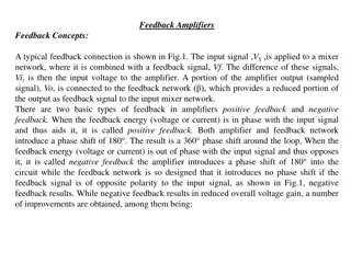 Feedback Amplifiers in Electronic Circuits