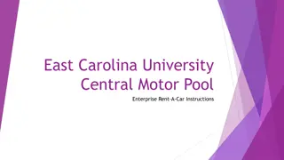 How to Reserve a Vehicle through East Carolina University Central Motor Pool Enterprise Rent-A-Car