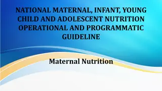 Maternal Nutrition Guidelines for Optimal Health Before and During Pregnancy