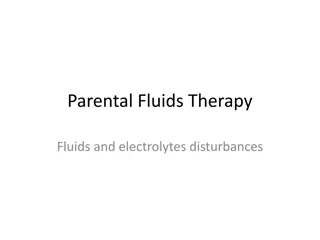 Parenteral Fluid Therapy and IV Solutions