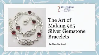 The Art of Making 925 Silver Gemstone Bracelets