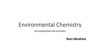 Soil Chemistry and Redox Reactions in Environmental Chemistry