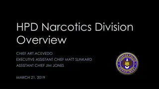 Houston Narcotics Division Overview and HIDTA Initiative