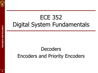 Decoders and Encoders in Digital Systems